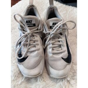 Nike Volleyball Shoes Sneakers Athletic Gym Training White Black